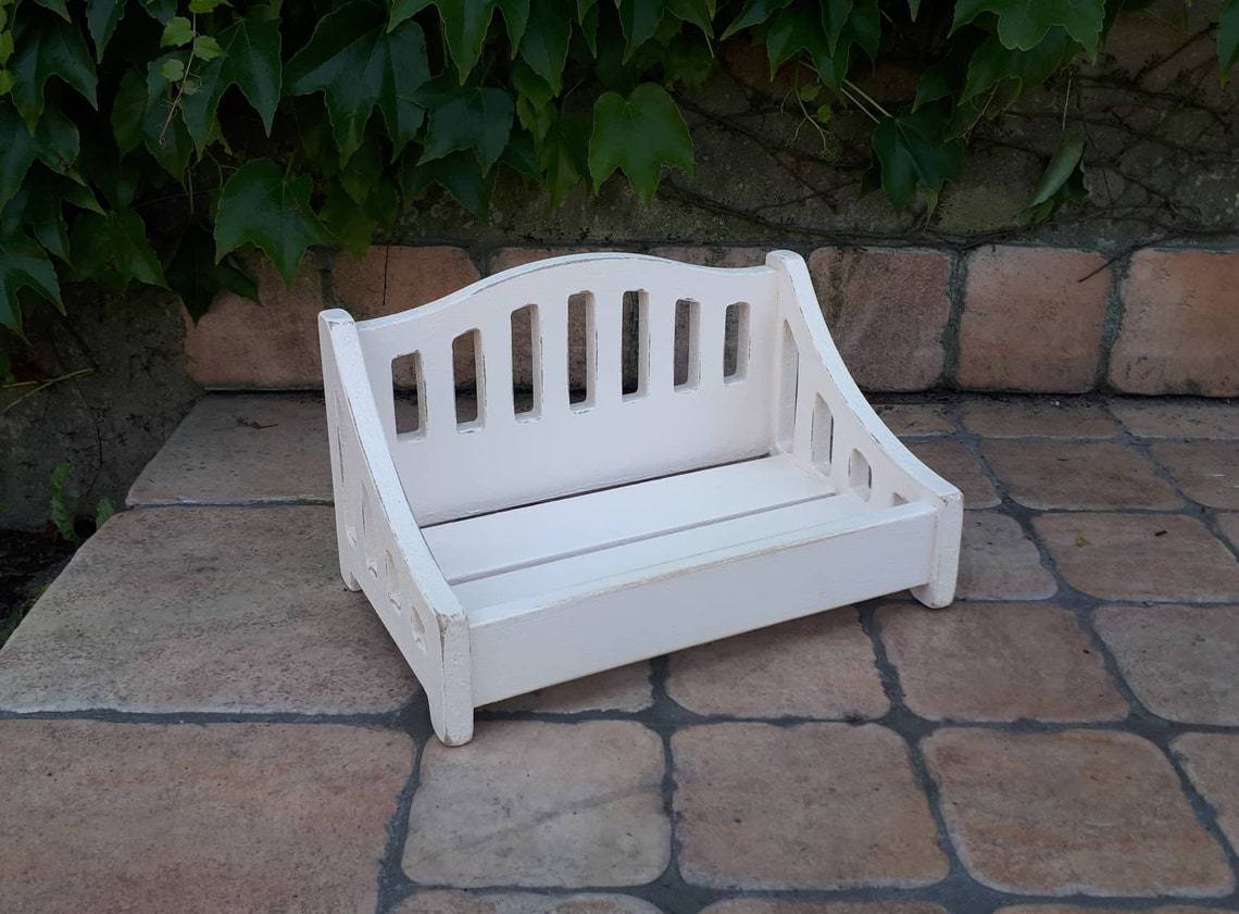 Fox Wooden Newborn Crib Photography Props