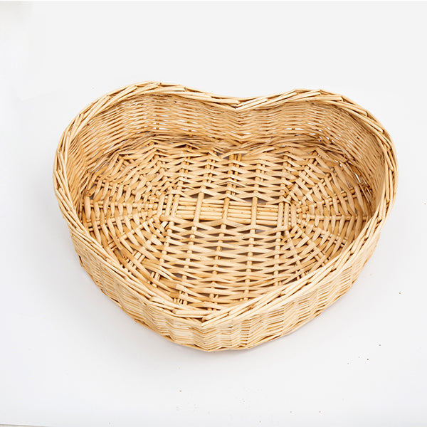 Fox Heart-shaped Basket for Newborn Photo Props