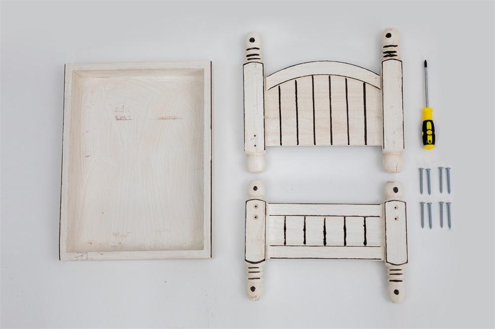 SALE Fox Wooden Bed for Newborn Baby Photo Prop(only US address)