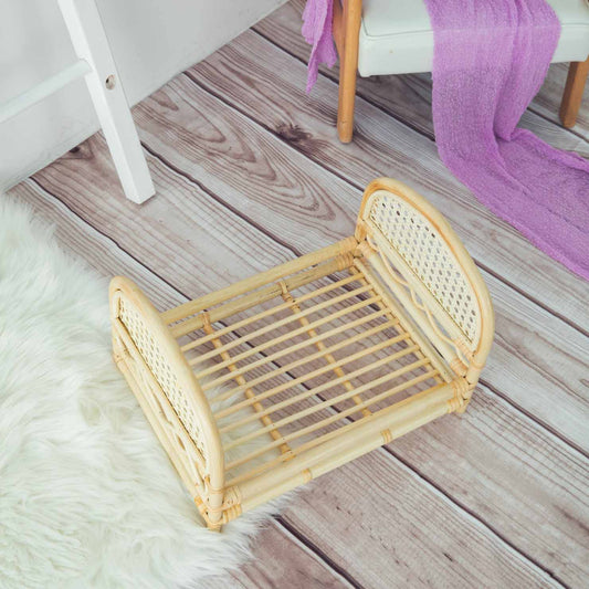 Fox Baby Bamboo Crib for Newborn Photo Studio Props - Foxbackdrop