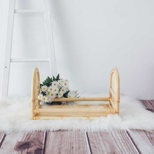 Fox Baby Bamboo Crib for Newborn Photo Studio Props - Foxbackdrop