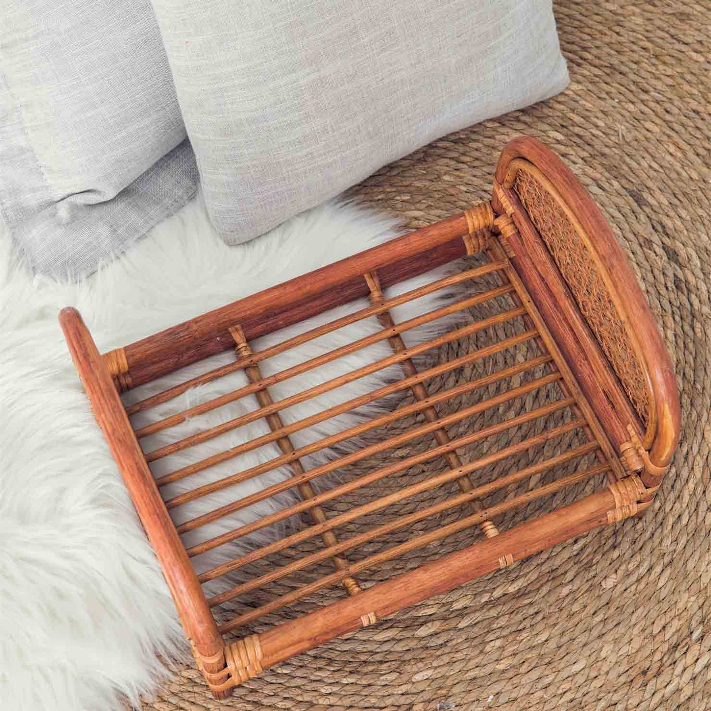 Fox Baby Bamboo Crib for Newborn Photo Studio Props - Foxbackdrop