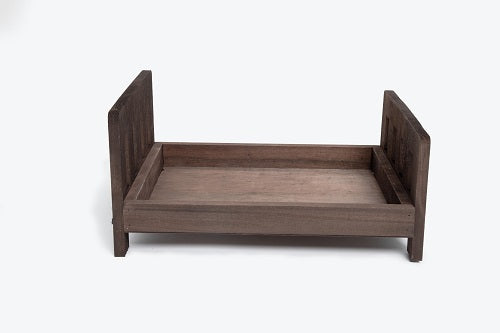 Fox Newborn Baby Wooden Bed Photo Prop