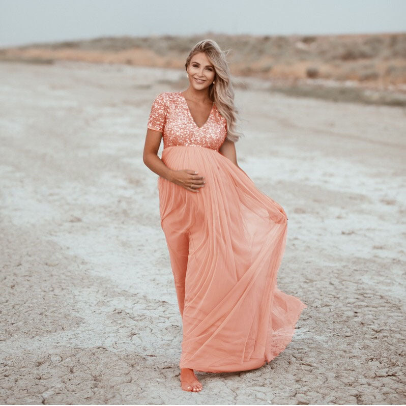 Buy Sale Fox Sexy Pink Sequins Long Mermaid Maternity Dress Foxbackdrop Buy Sale Fox Sexy Pink Sequins Long Mermaid Maternity Dress Foxbackdrop