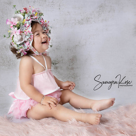 Fox Abstract Retro Style Gray White Vinyl Backdrop - Foxbackdrop