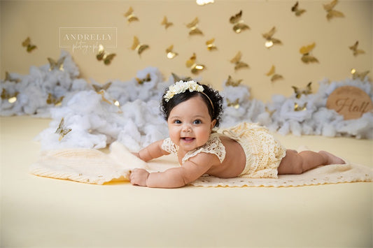 Fox Butterfly Wall Birthday Vinyl Backdrop Designed By Blanca Perez