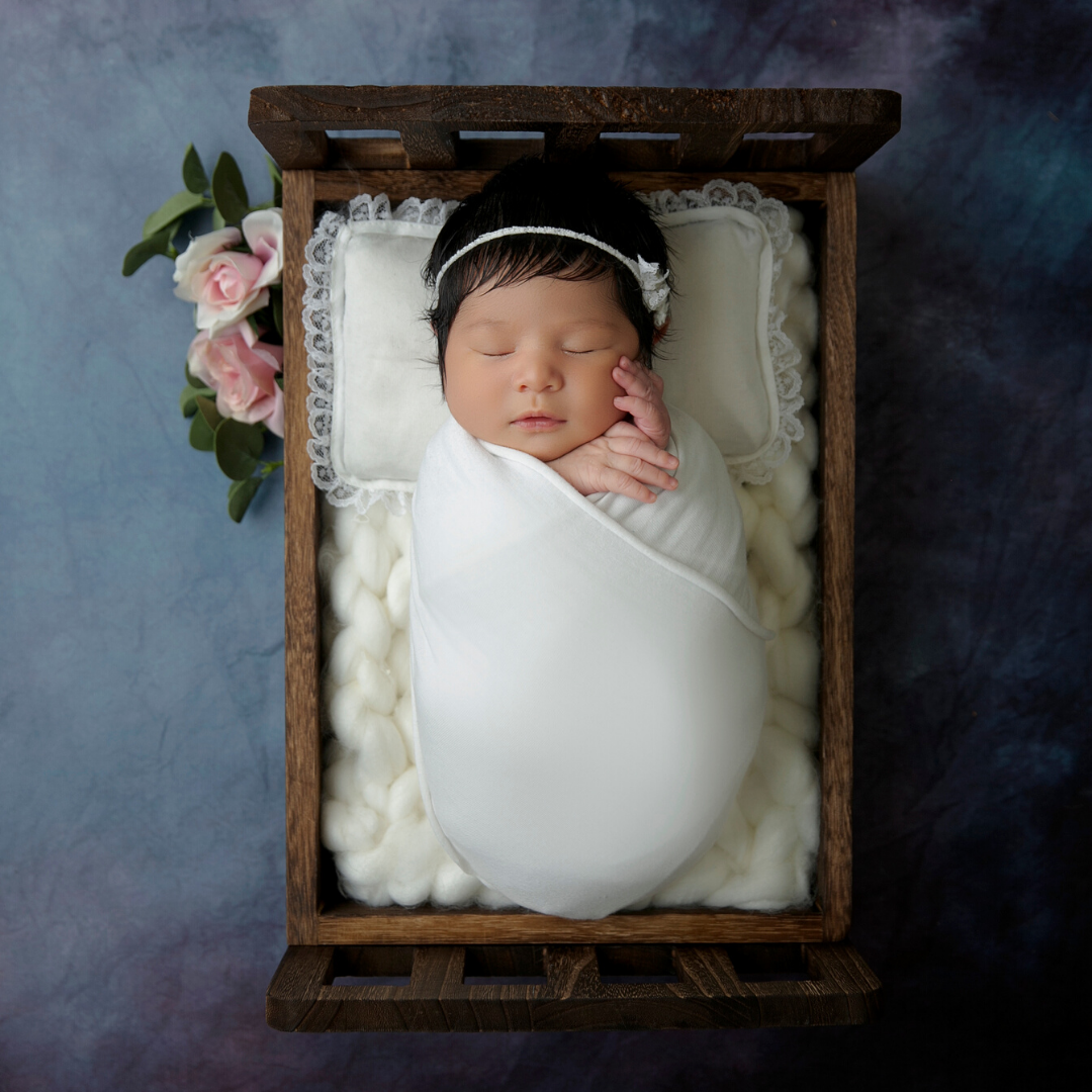 Fox Rolled Abstract Dark Blue Vinyl Photography Backdrop - Foxbackdrop