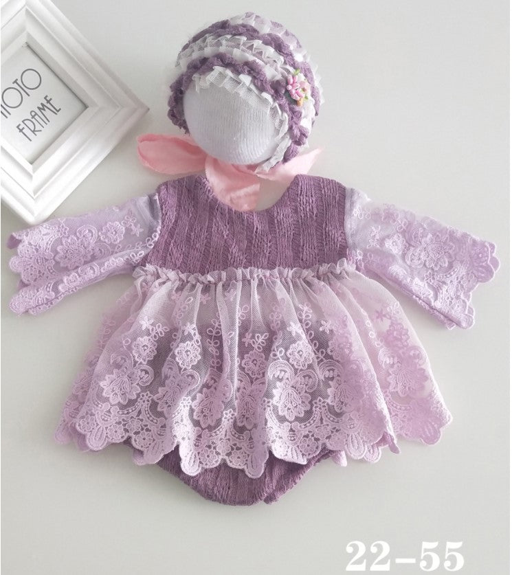Fox Studio Props Newborn Baby Clothing Outfits with Hat Kit for Photography - Foxbackdrop