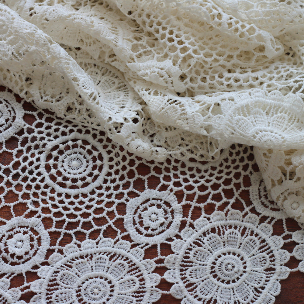 Fox 87x134cm White Lace Boho Blanket Layers for Newborn Photography Prop - Foxbackdrop