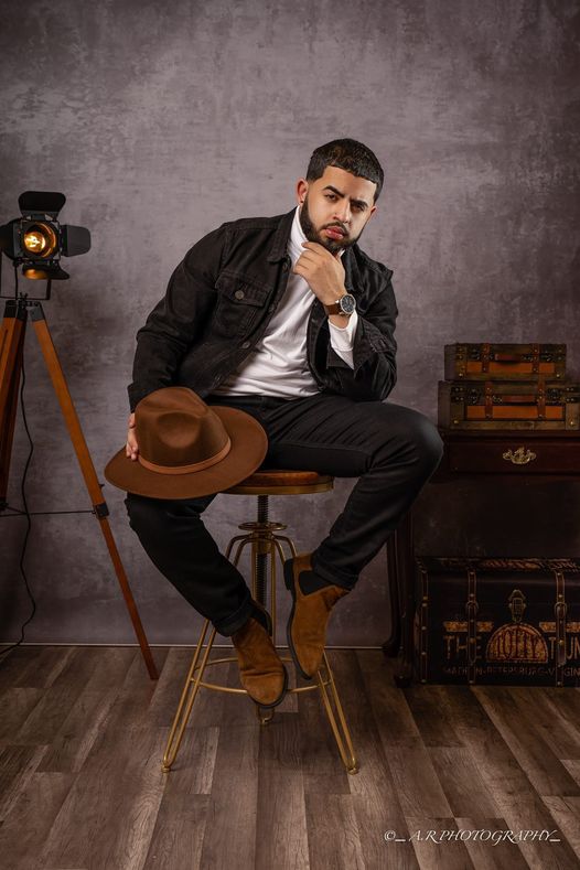 Fox Dark Gray Vinyl Abstract Backdrop