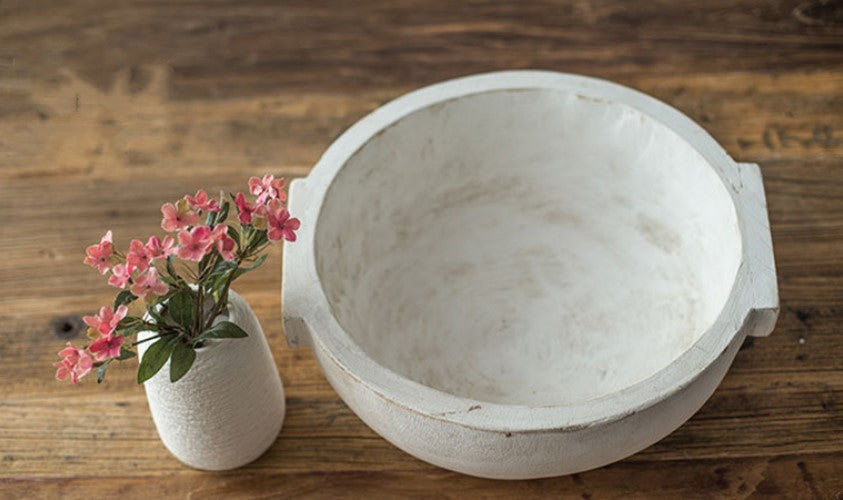 Fox Wooden Fortune Bowls for Newborn Photo Props - Foxbackdrop