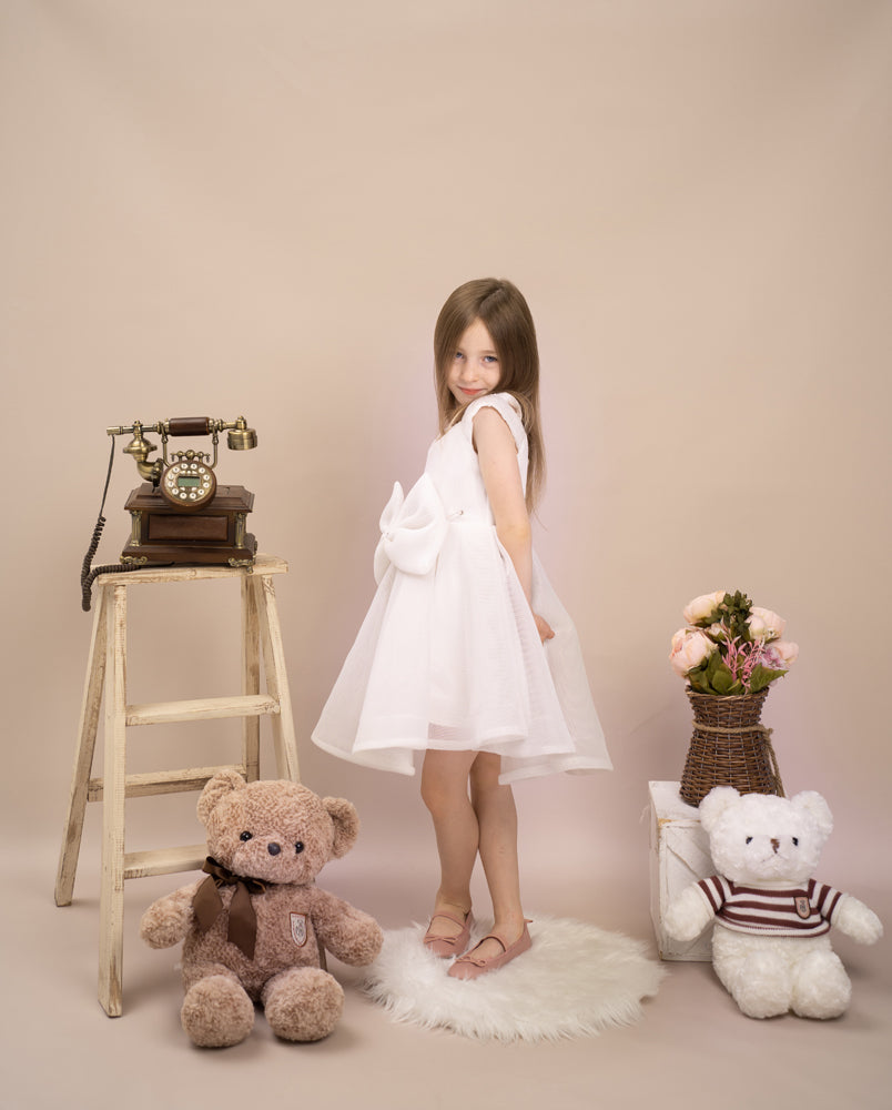 Fox Solid Dark Vanilla Vinyl Backdrop+Equipment Framework Telescopic Stand Adjustable Photographic Backdrop Display Stand