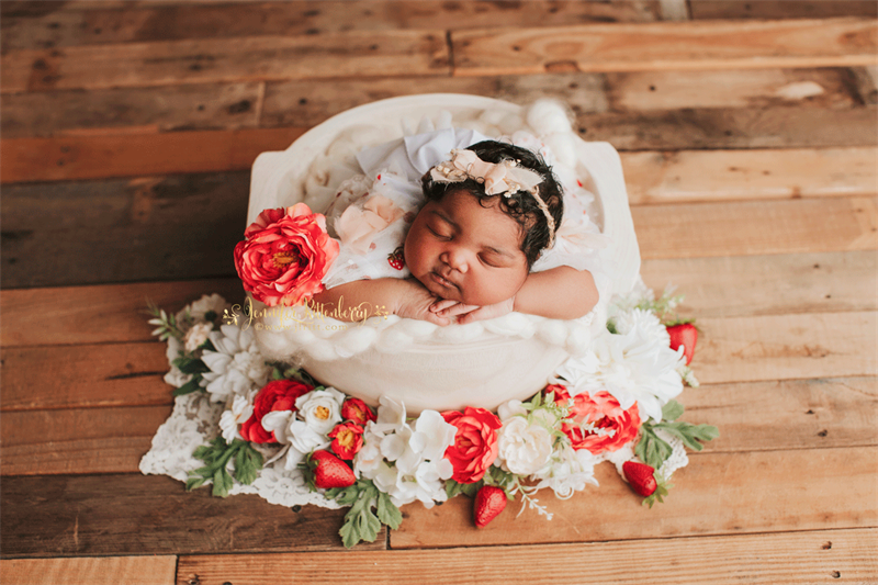 Super Sale Fox Wooden Fortune Bowls for Newborn Photo Props(only US address)
