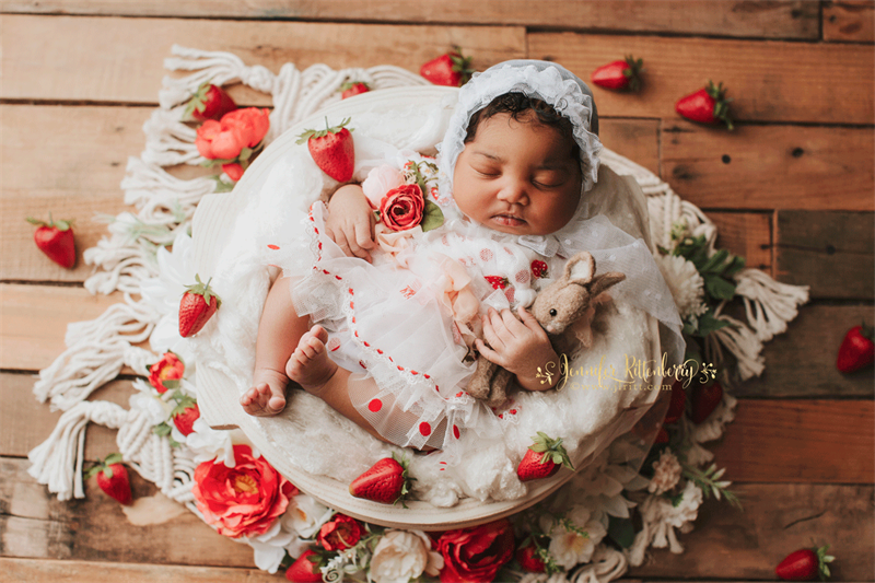 Super Sale Fox Wooden Fortune Bowls for Newborn Photo Props(only US address)