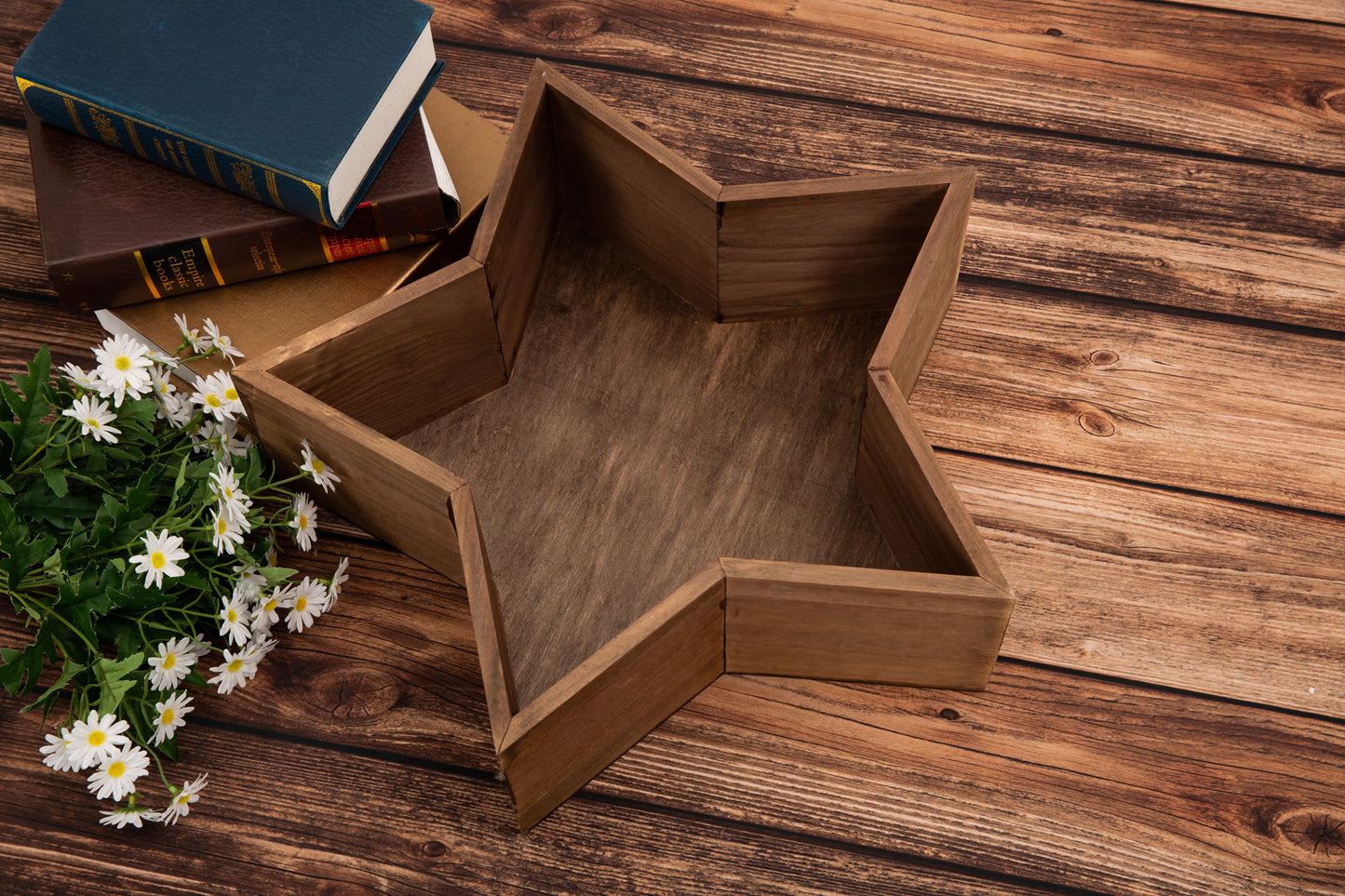 Fox Newborn Photography Props Mini Baby Star White Wooden Box Prop