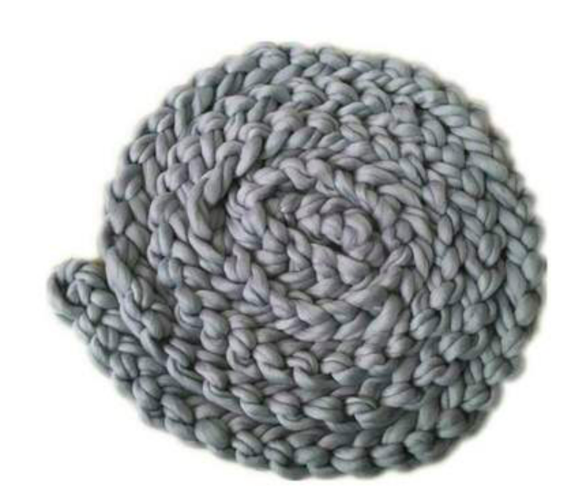 Fox Newborn Weave Braid Wool Wrap Baby Photography Props