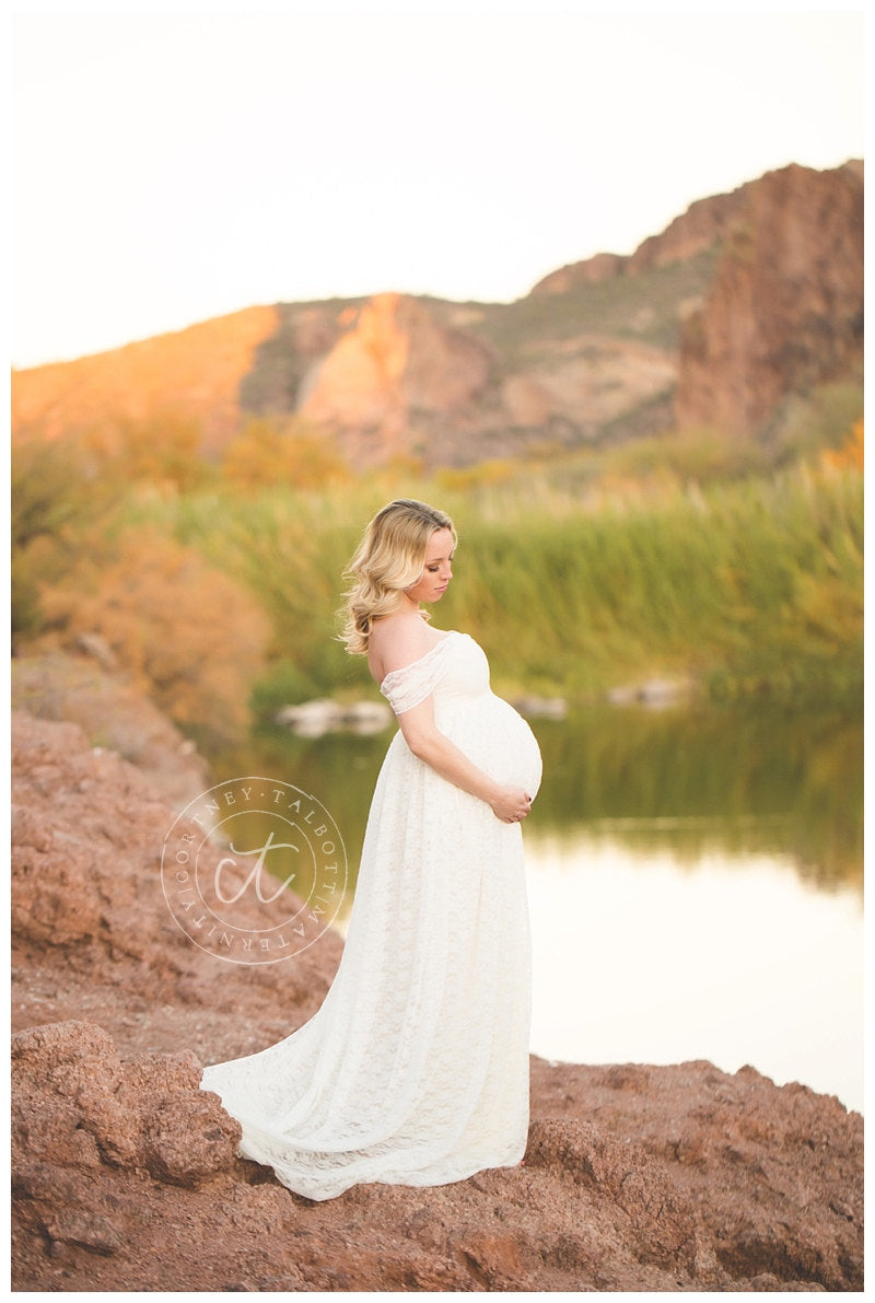 Buy Sale Fox Off the Shoulder Long Pink Lace Maternity Dress Foxbackdrop Buy Sale Fox Off the Shoulder Long Pink Lace Maternity Dress Foxbackdrop