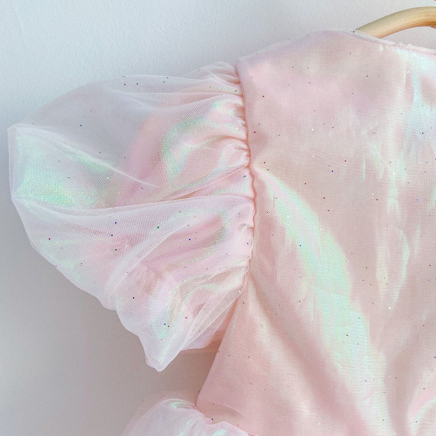 Fox Spring And Summer Tide Mermaid Sequined Magic Yarn Tutu Skirt Short-sleeved Princess Skirt
