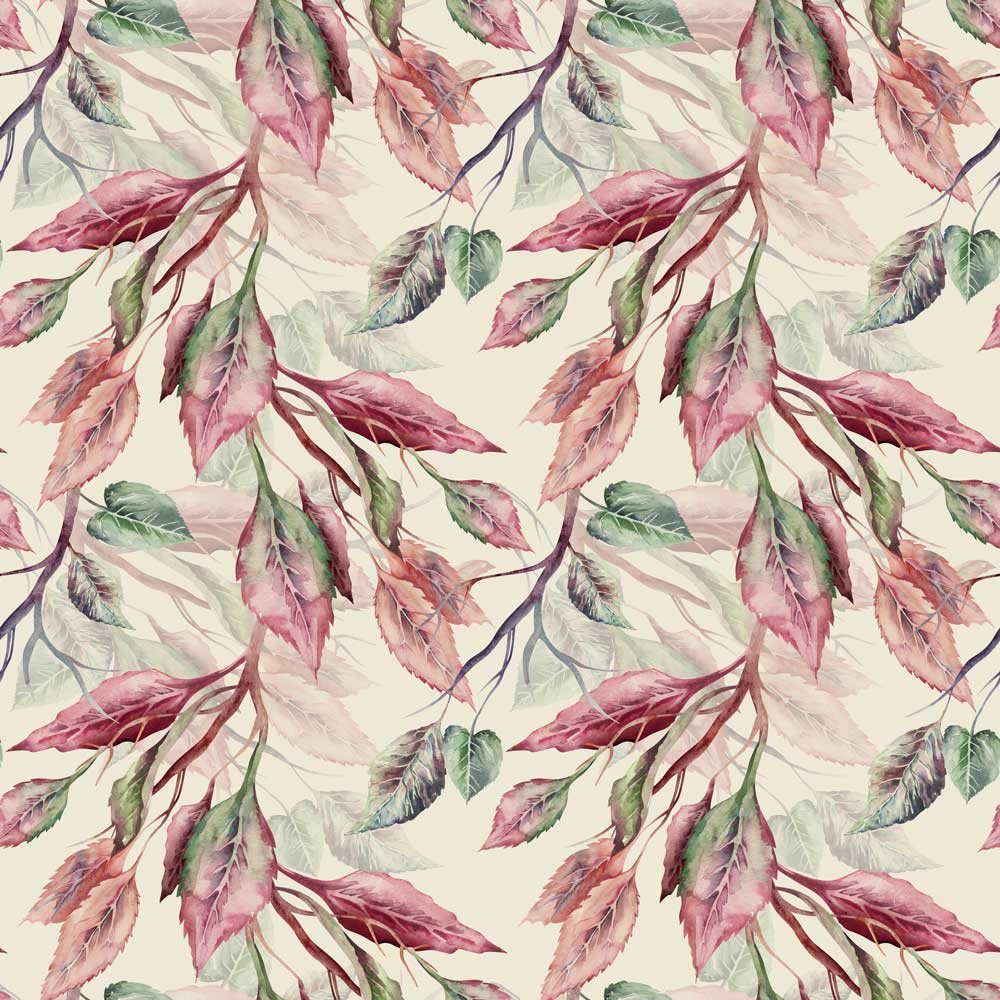 Fox Rolled Vintage Leaves Vinyl Photo Backdrops - Foxbackdrop