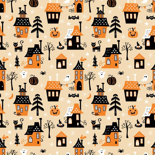 Fox Cute Children Halloween Vinyl Background for Photography - Foxbackdrop