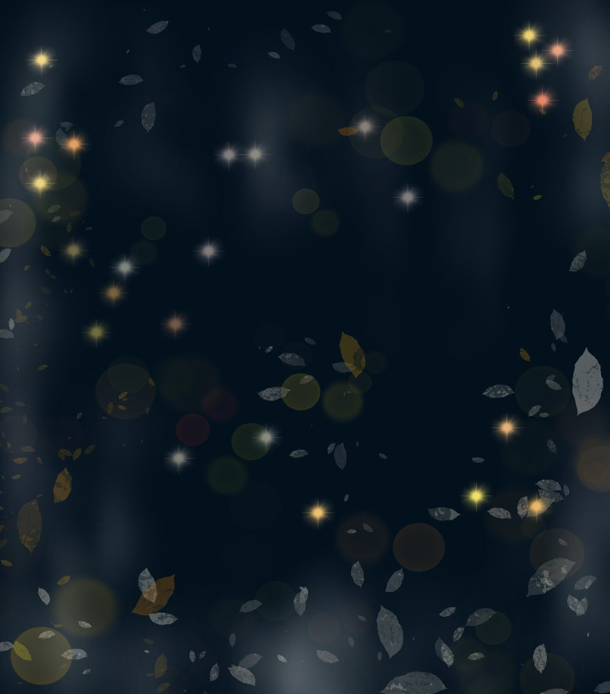 Fox Black Bokeh Vinyl Backdrop Designed By Ani Ghelichian