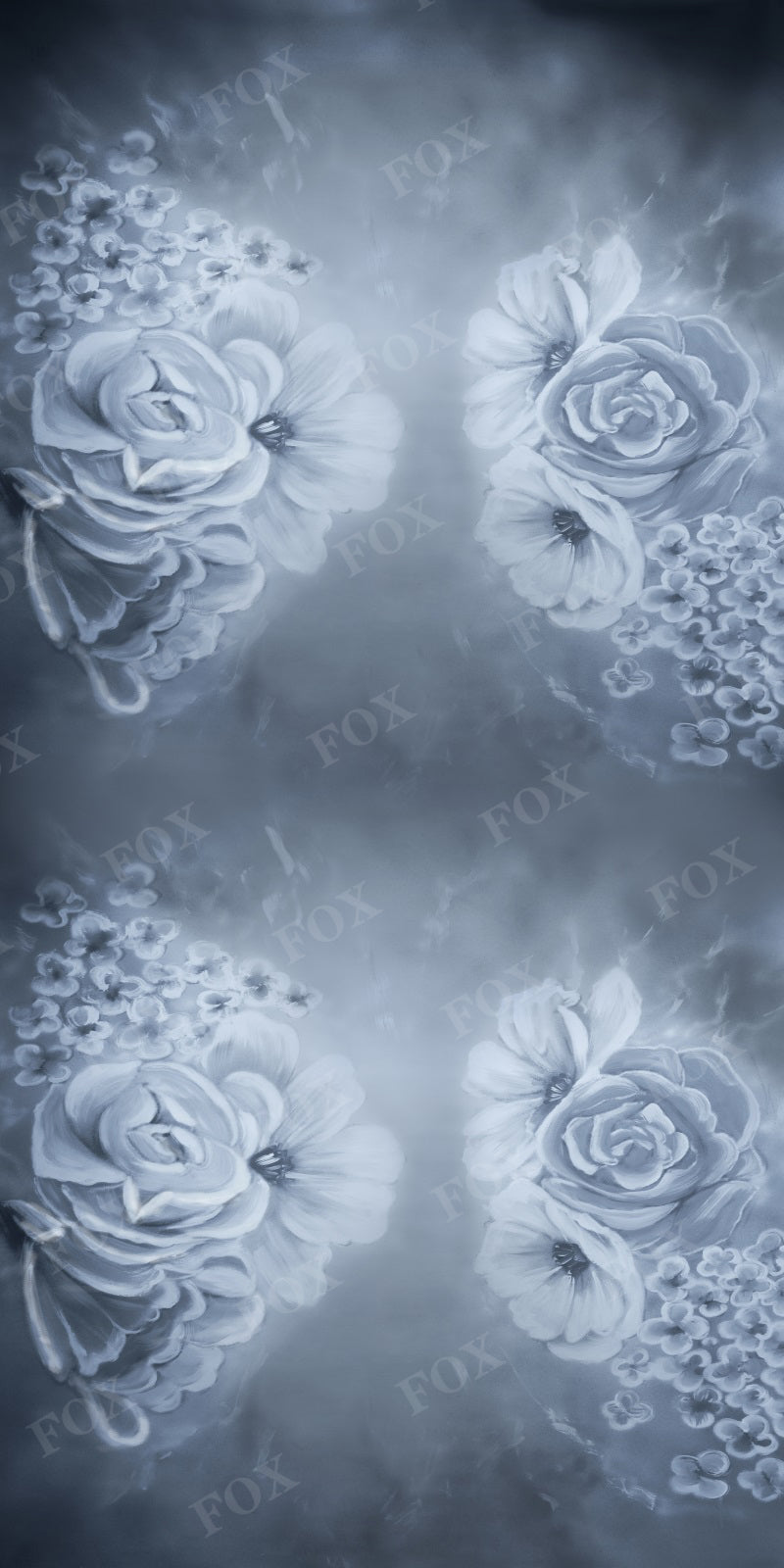 Fox Sweep Fabric Backdrop Lowers Gray Dreamy for Photography
