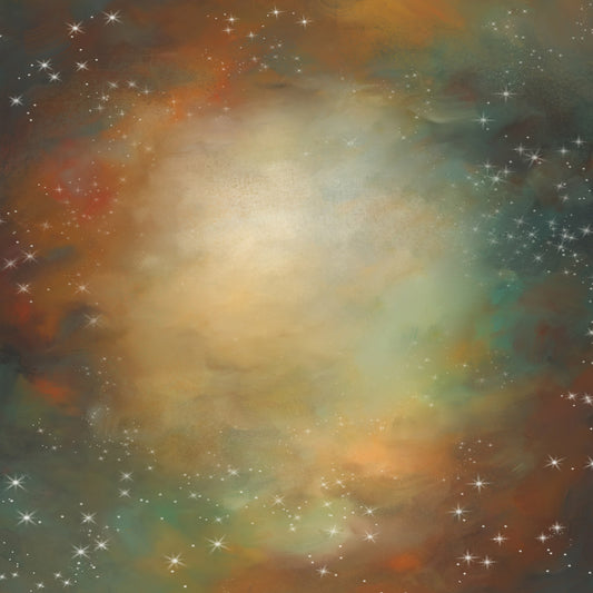 Fox Abstract Starry Sky Vinyl Backdrop