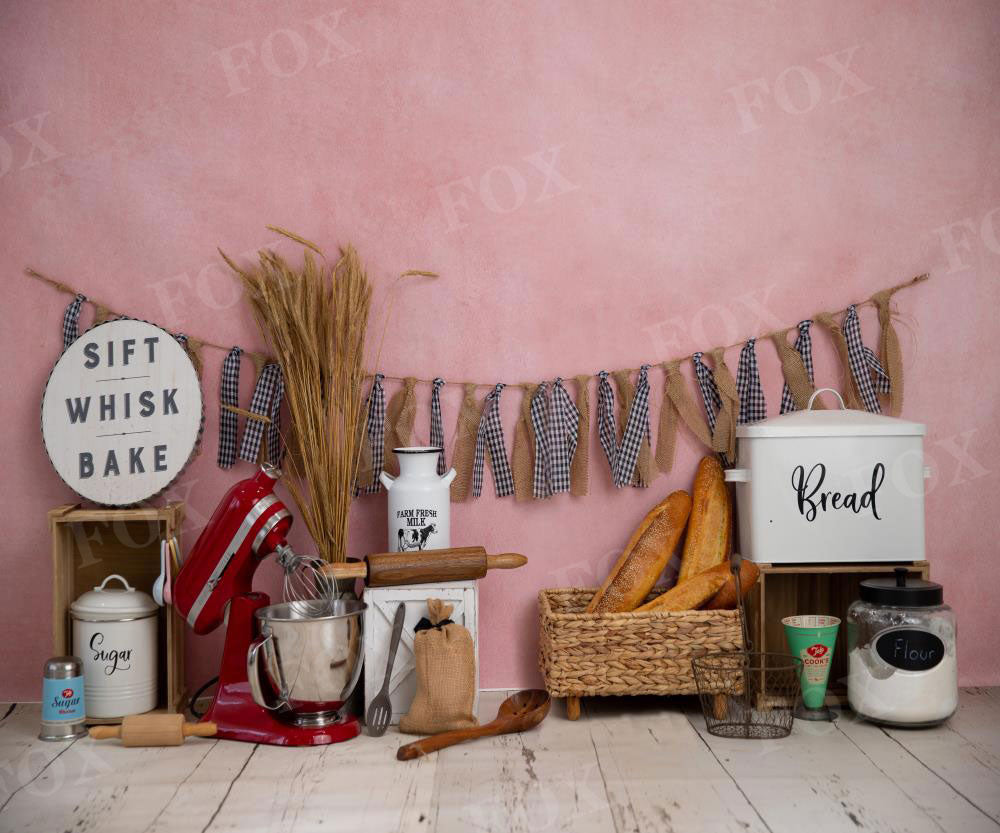 Fox Restaurant Bakery Kitchen Vinyl Backdrop Designed By Blanca Perez