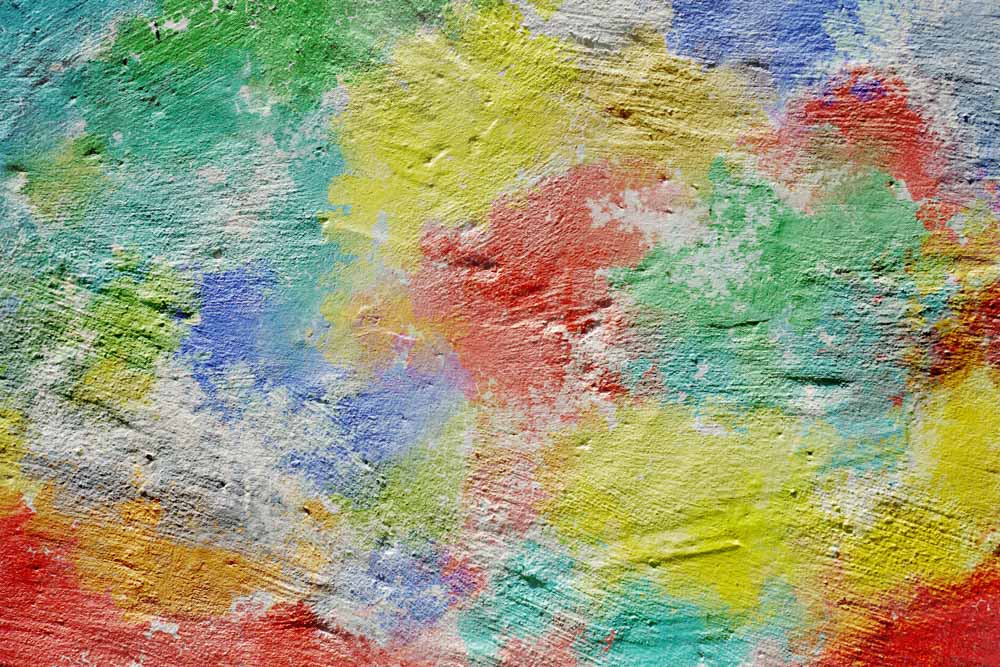 Fox Colorful Wall Vinyl/Fabric Photography Backdrop