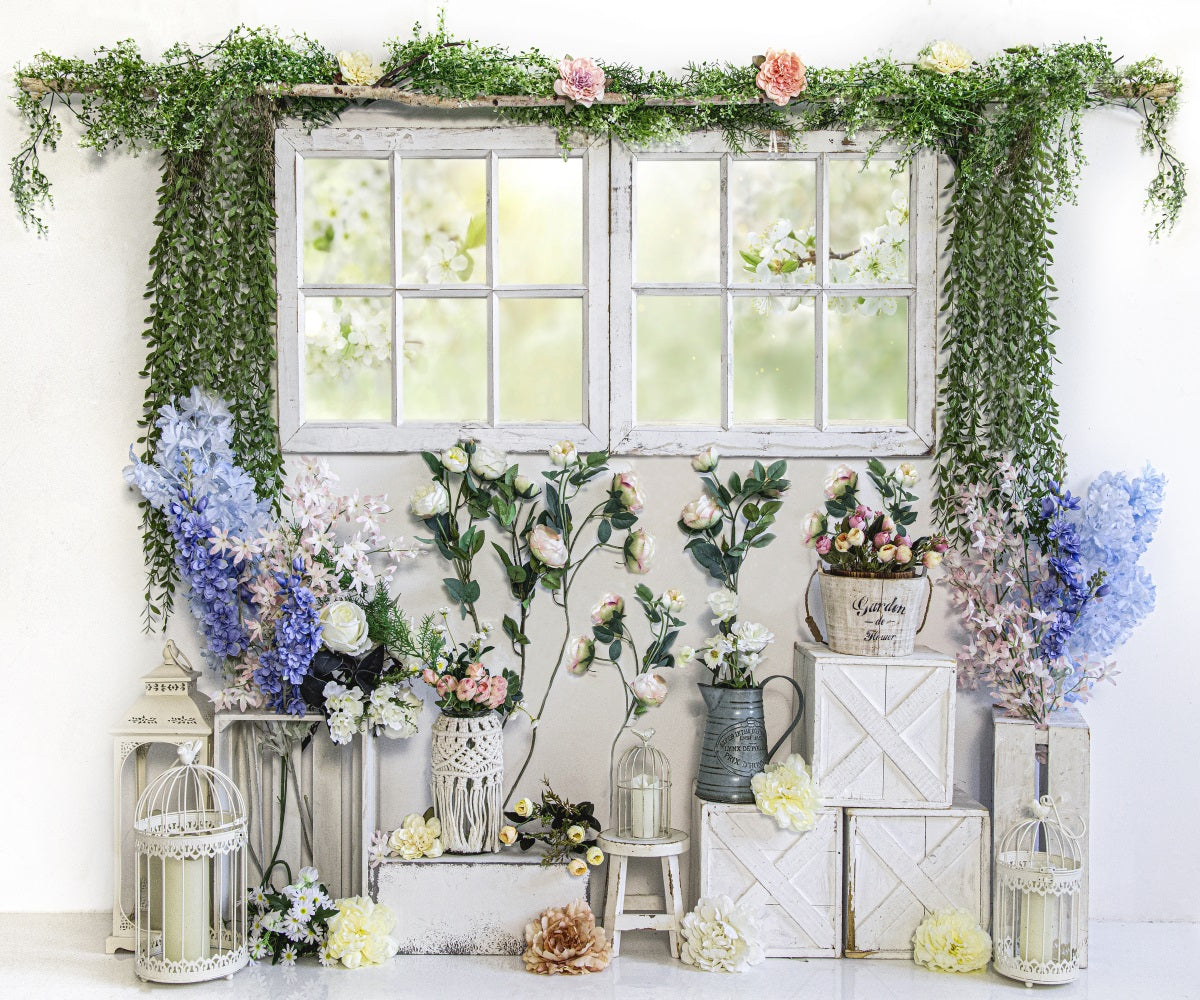 Fox Spring Rose Photography Vinyl Backdrop Designed by JT