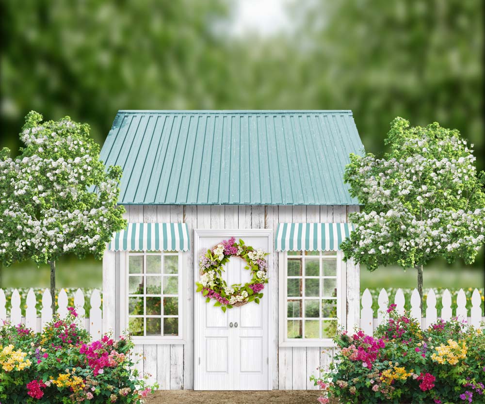 Fox Spring House Photography Vinyl Backdrop