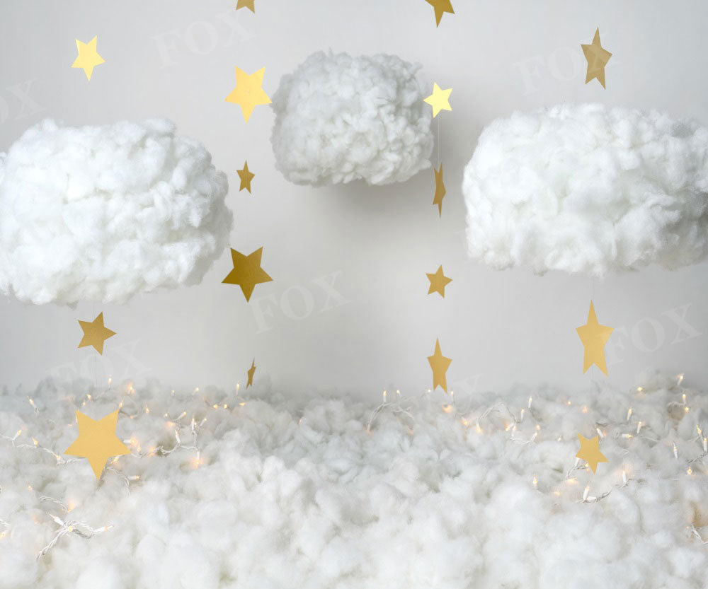 Fox Cloud Sky Vinyl Backdrop Designed by Claudia Uribe