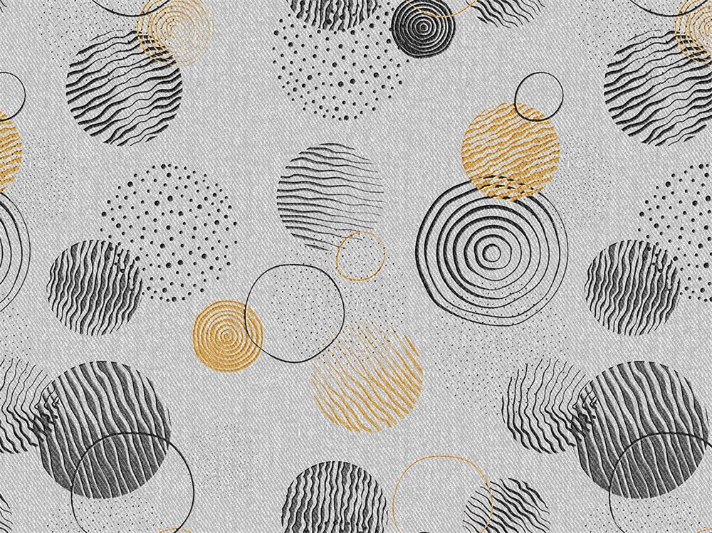 Fox Rolled Circle Grey Vinyl Backdrop - Foxbackdrop