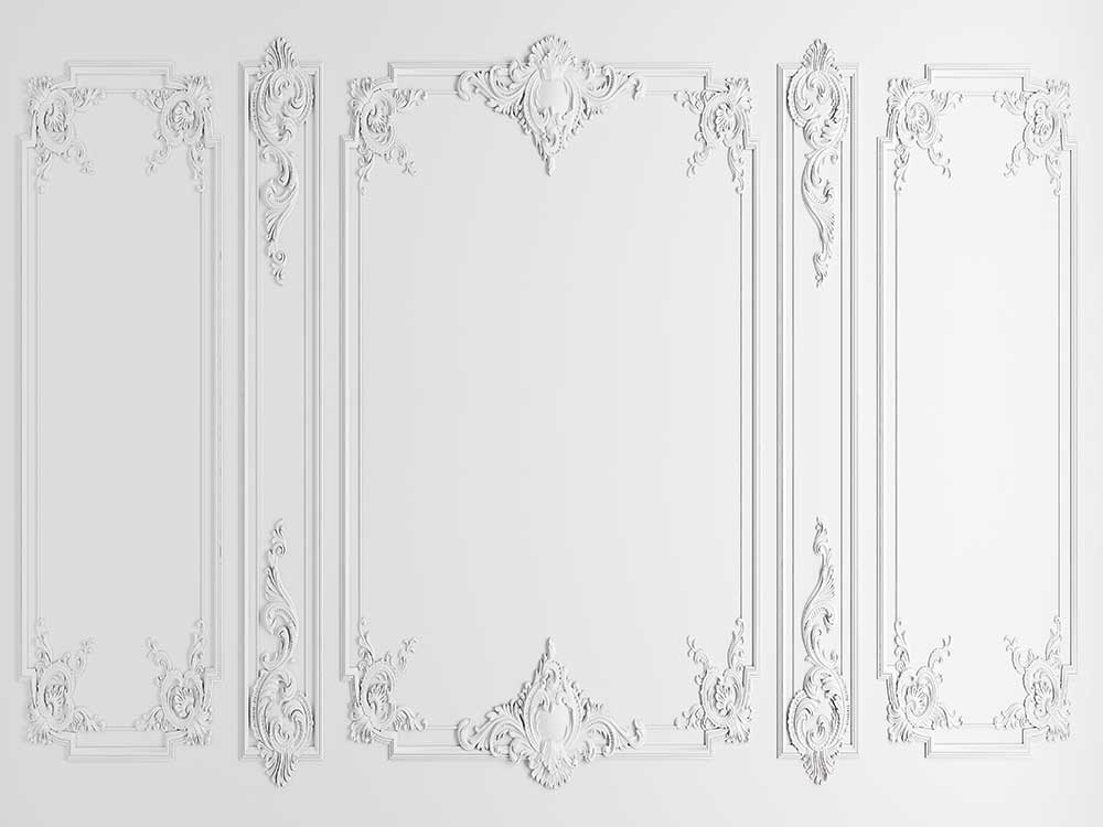 Fox Retro White Wall Door Vinyl Backdrop for Photography