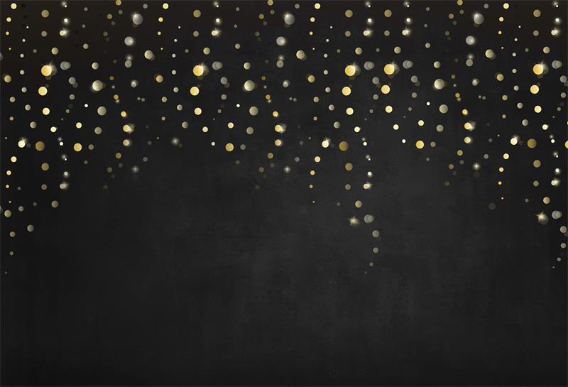 Fox Circular Aperture Black Bokeh Vinyl Photography Backdrop