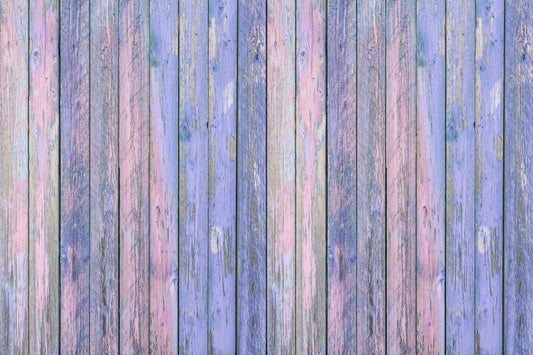 Fox Floor Colorful Mottled Wood Vinyl Photography Backdrop