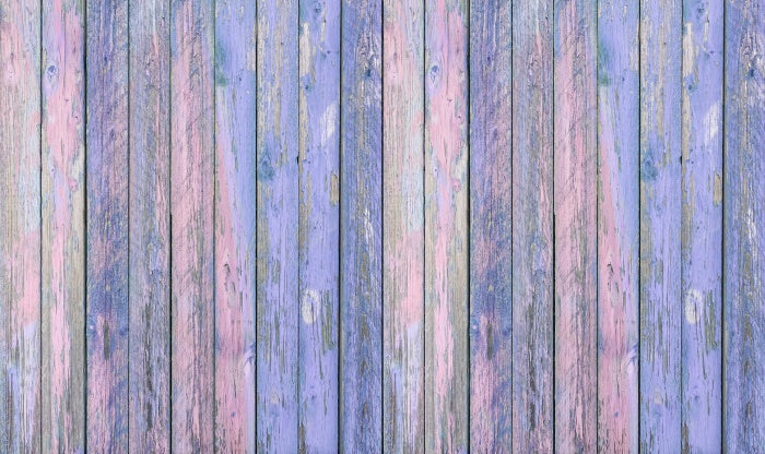 Fox Floor Colorful Mottled Wood Vinyl Photography Backdrop