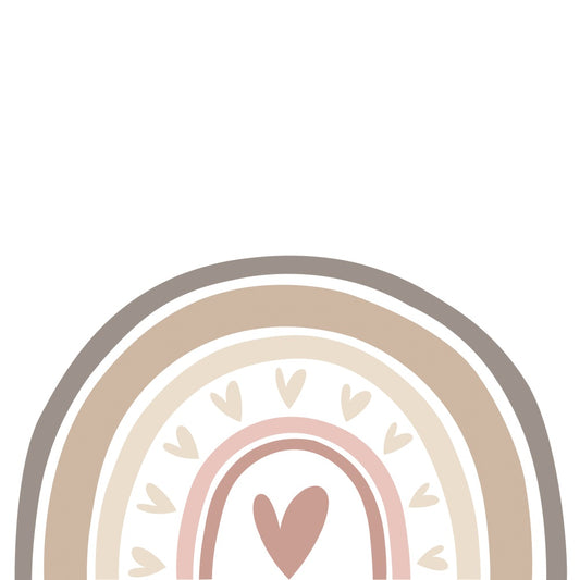 Fox Valentine's Day Boho Rainbow Mother's Day Vinyl Backdrop