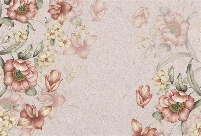 RTS Fox Beautiful Flower Floral Fabric Photography Backdrop