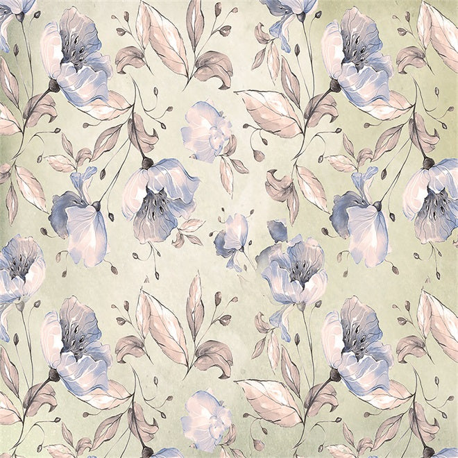 Fox Iris Flower Photo Vinyl/Fabric Photography Backdrop