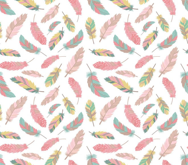 Fox Tropical Palm Leaves Vinyl/Fabric Photography Backdrop