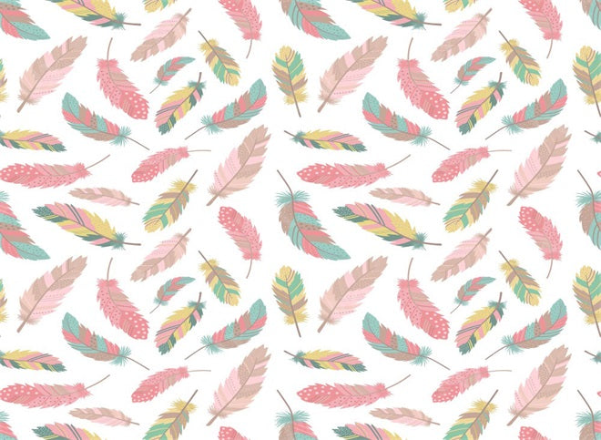 Fox Tropical Palm Leaves Vinyl/Fabric Photography Backdrop
