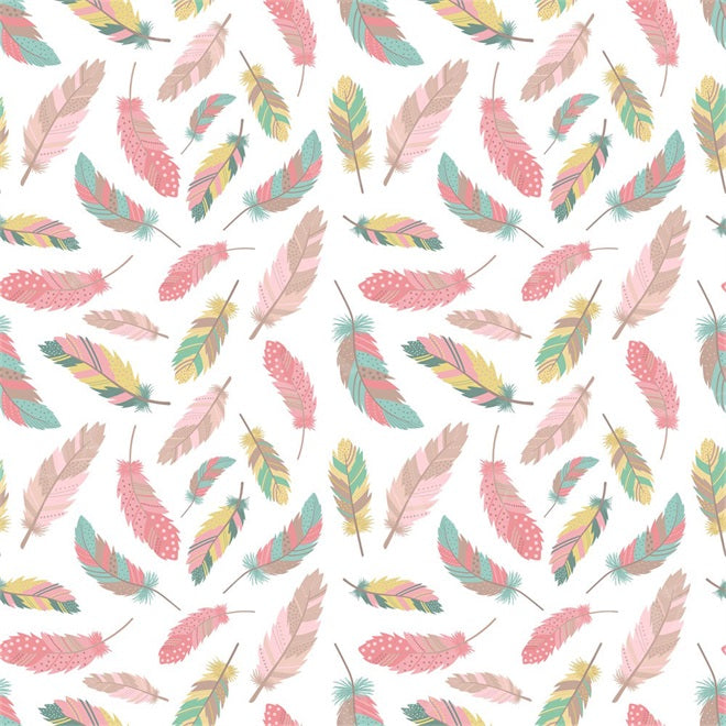 Fox Tropical Palm Leaves Vinyl/Fabric Photography Backdrop