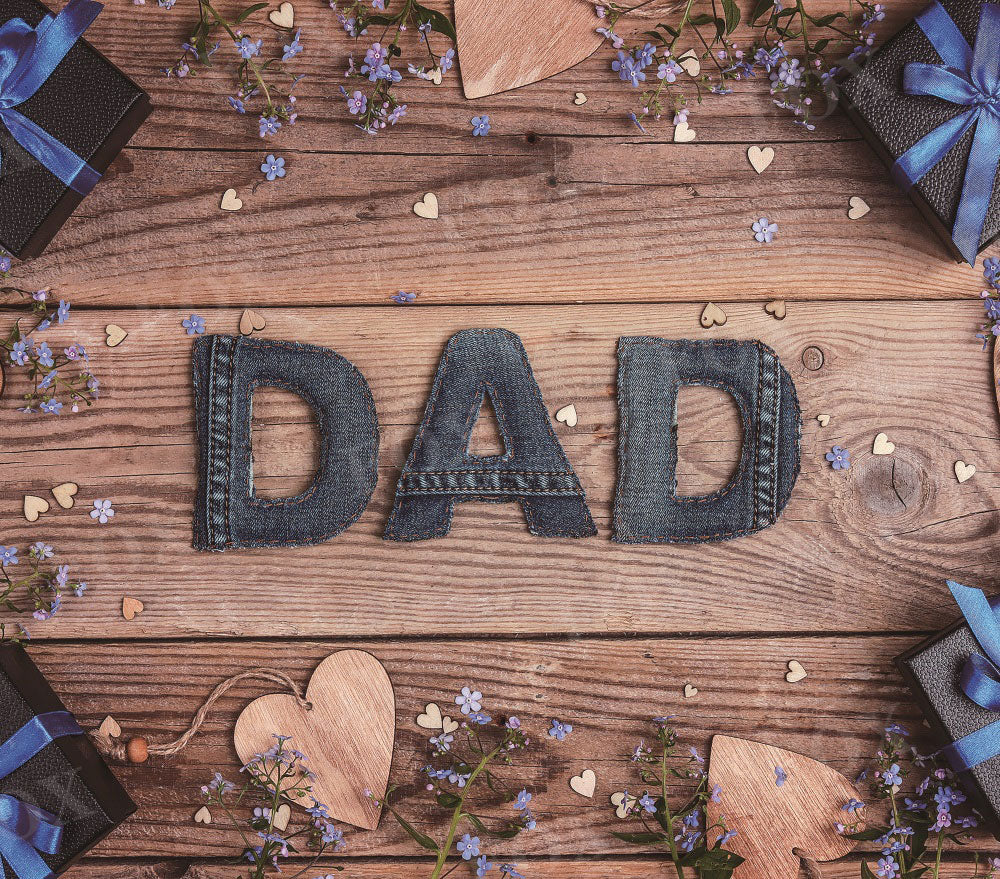 Fox Dad Father's Gifts Vinyl Photography Backdrop