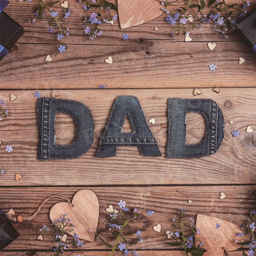 Fox Dad Father's Gifts Vinyl Photography Backdrop