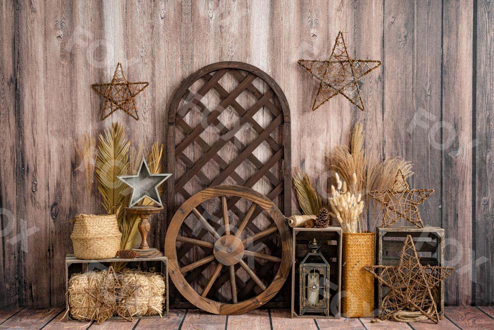 Fox Autumn Cereals Good Harvest Vinyl Backdrop