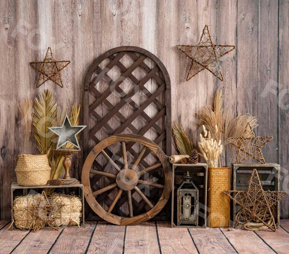 Fox Autumn Cereals Good Harvest Vinyl Backdrop