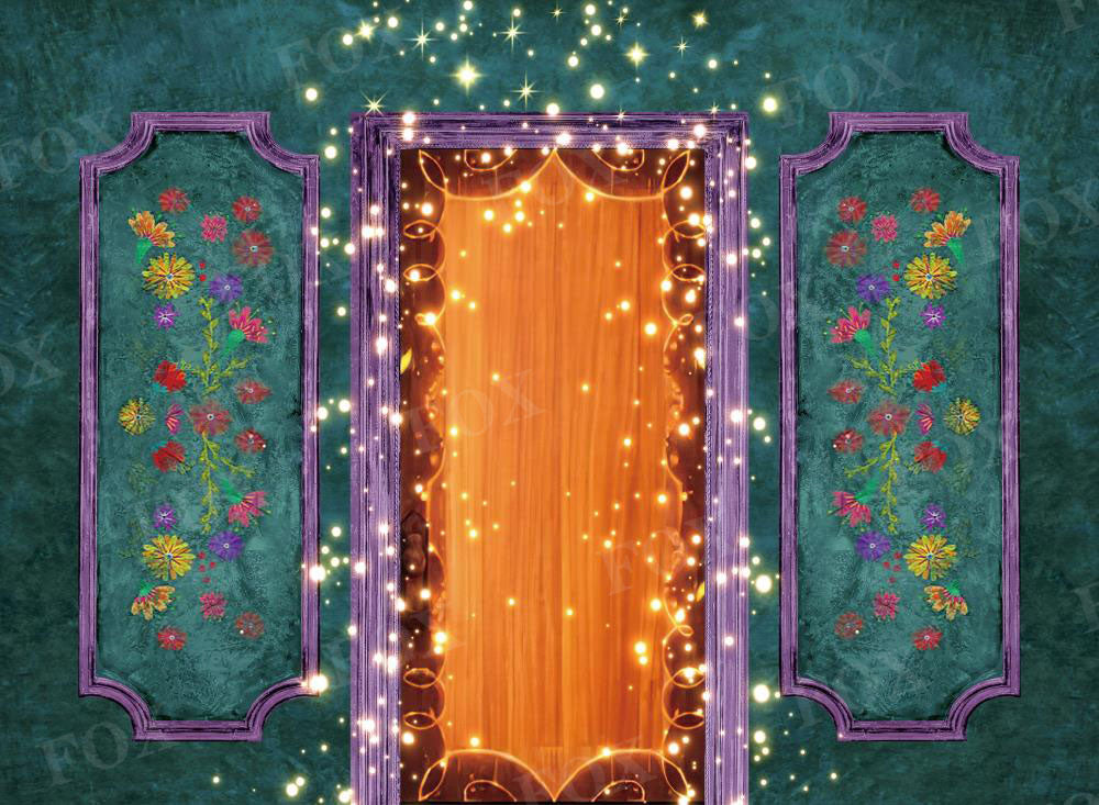Fox Casita Door Wonderland Vinyl Photography Backdrop
