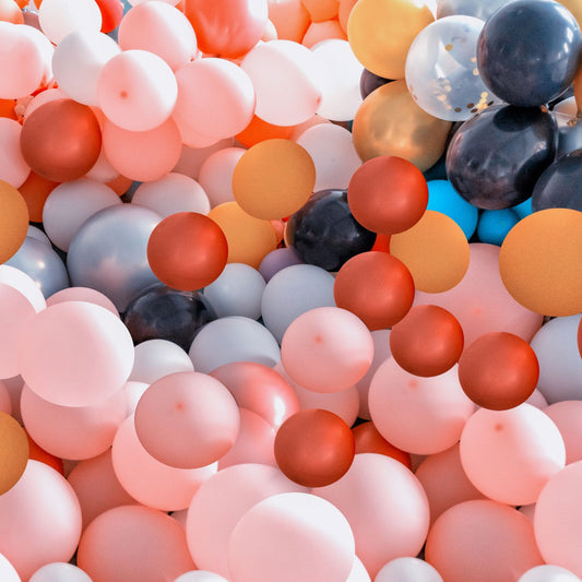 Fox Balloon Birthday Cakesmash Colorful Vinyl Photography Backdrop