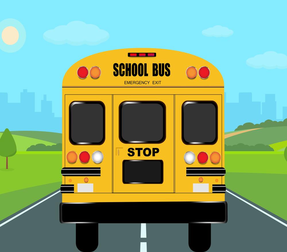 Fox School Bus Shop Photography Vinyl/Fabric Designed by JT
